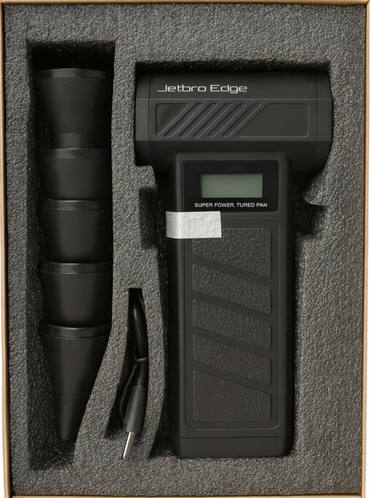 Jetbro Edge luftblåsare med munstycken i förpackning – HandyHands Jet-serien