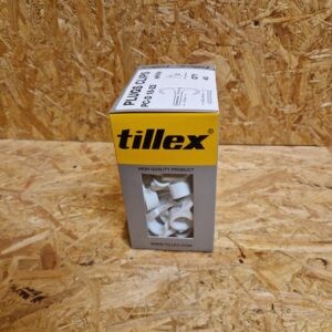 Tillex Pluggklammer Dubbel 18-22 Vit (40st/pak)